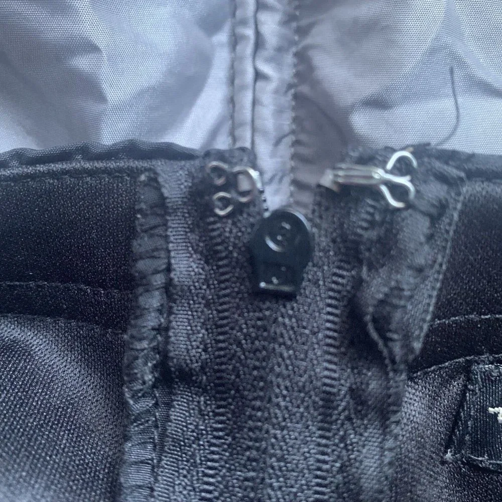 City Triangles Size 7 Black & Grey Strapless Ruffle Mini Dress Party Y2K Formal - Picture 8 of 10